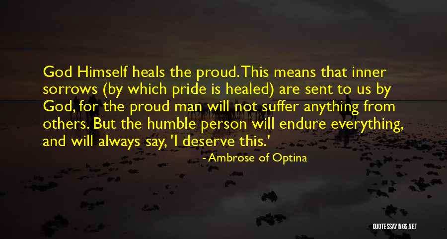 God Heals Quotes By Ambrose Of Optina