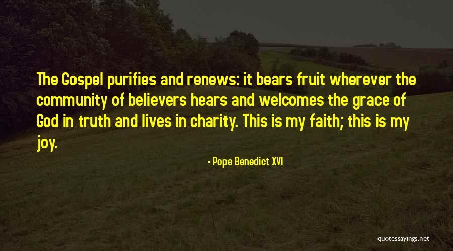 God Hears Us Quotes By Pope Benedict XVI God Hears Us Quotes By Pope Benedict XVI