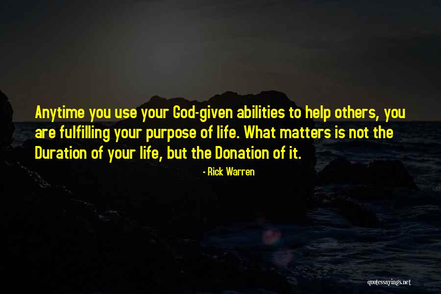 God Help Others Quotes By Rick Warren