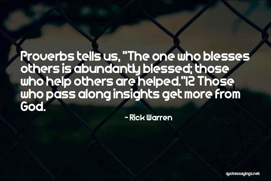 God Help Others Quotes By Rick Warren