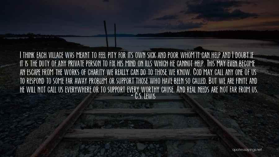 God Help The Sick Quotes By C.S. Lewis