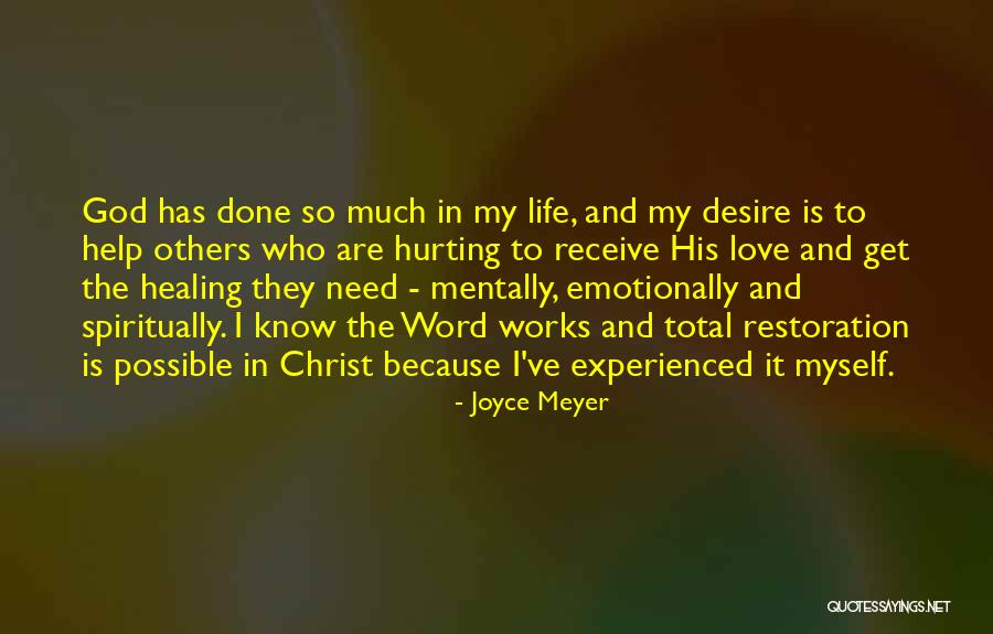 God Helping You In Life Quotes By Joyce Meyer