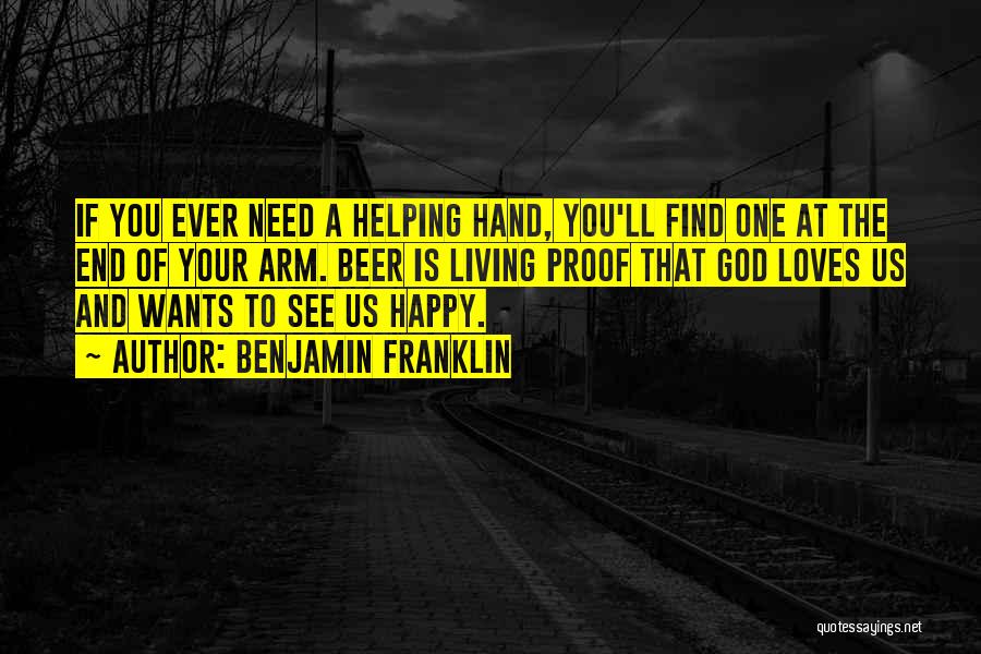 God Helping You Quotes By Benjamin Franklin