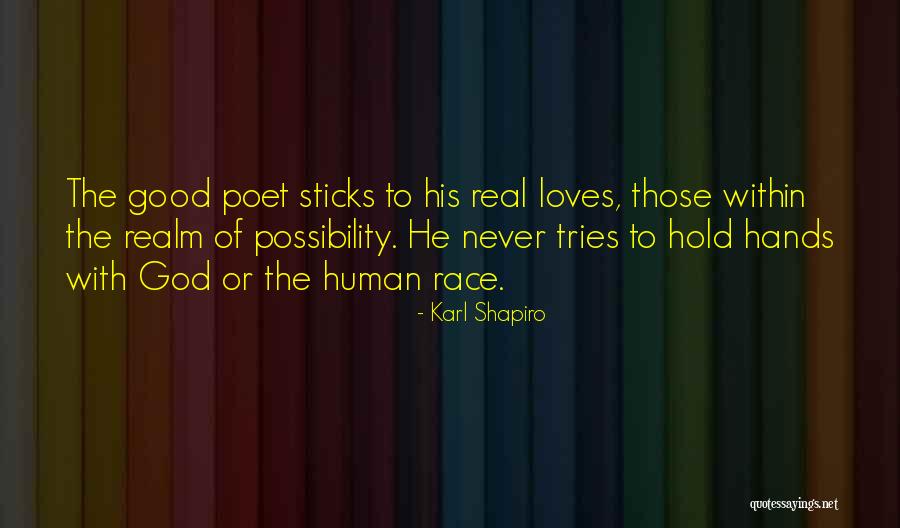 God Hold Hands Quotes By Karl Shapiro God Hold Hands Quotes By Karl Shapiro