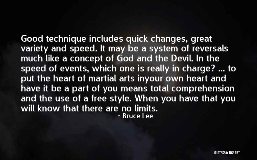 God In Charge Quotes By Bruce Lee