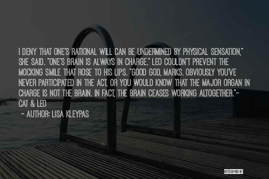 God In Charge Quotes By Lisa Kleypas
