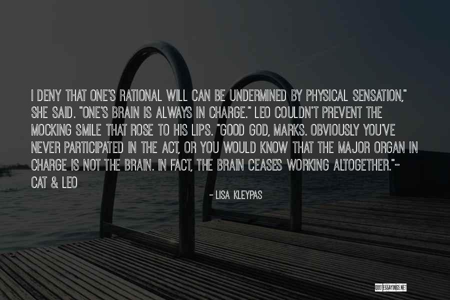 God In Charge Quotes By Lisa Kleypas God In Charge Quotes By Lisa Kleypas