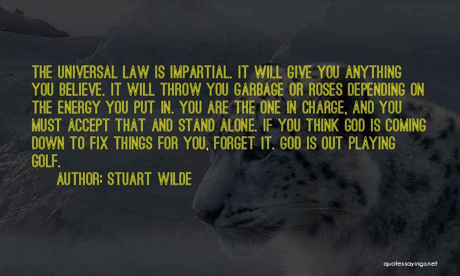 God In Charge Quotes By Stuart Wilde