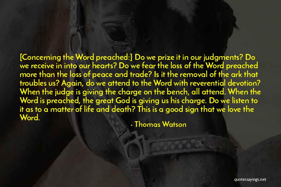 God In Charge Quotes By Thomas Watson