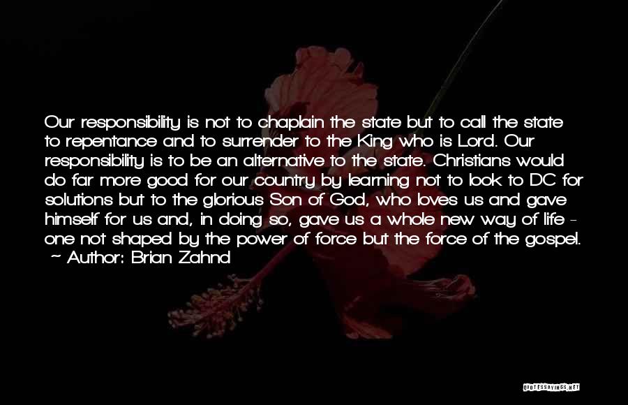 God In Our Life Quotes By Brian Zahnd