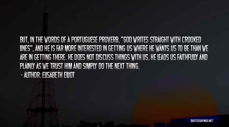God In Portuguese Quotes By Elisabeth Elliot