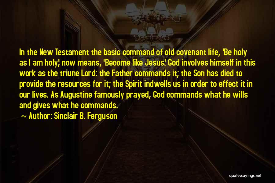 God In The New Testament Quotes By Sinclair B. Ferguson