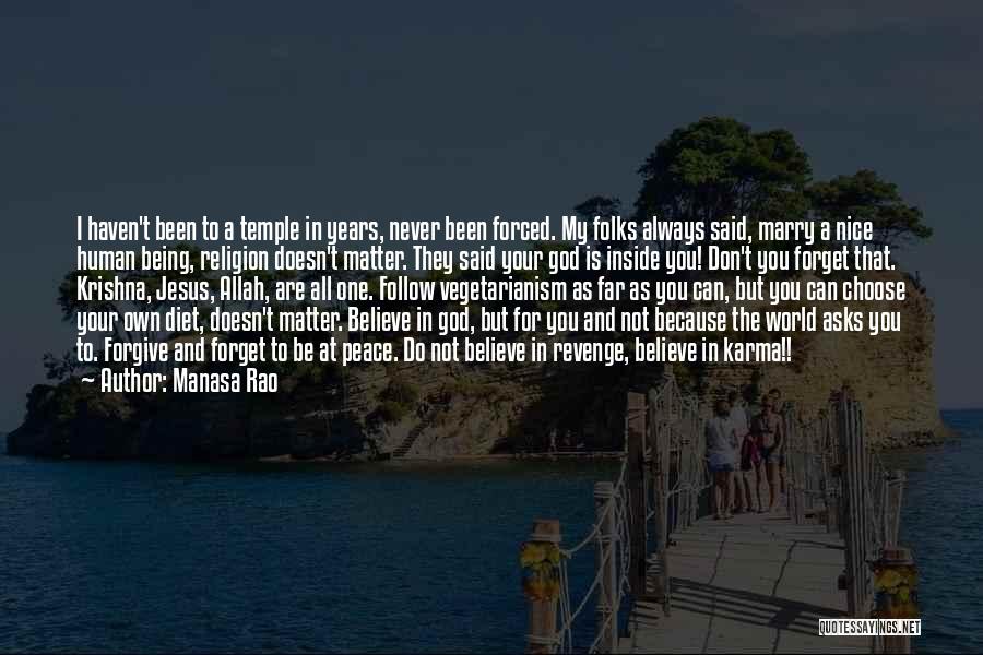 God In Your Marriage Quotes By Manasa Rao