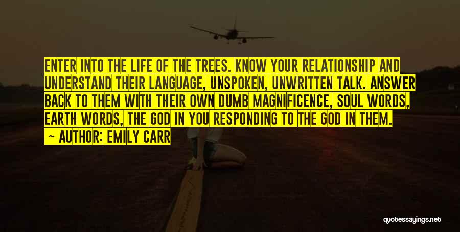 God In Your Relationship Quotes By Emily Carr