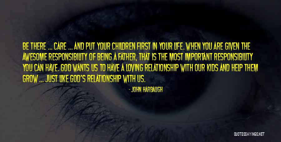 God In Your Relationship Quotes By John Harbaugh