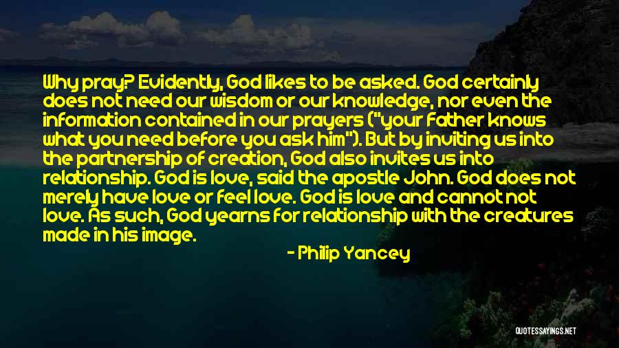 God In Your Relationship Quotes By Philip Yancey