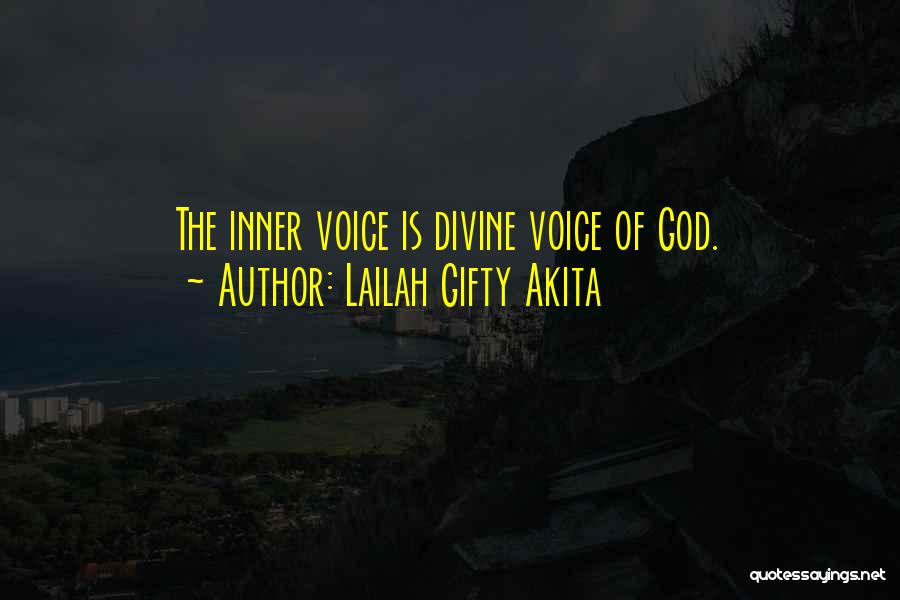 God Inner Peace Quotes By Lailah Gifty Akita