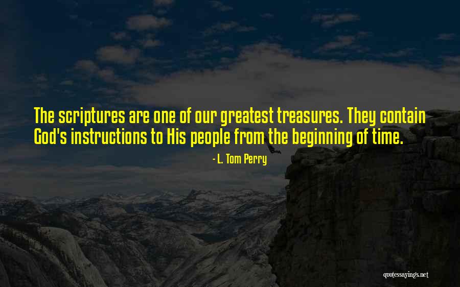 God Instructions Quotes By L. Tom Perry God Instructions Quotes By L. Tom Perry