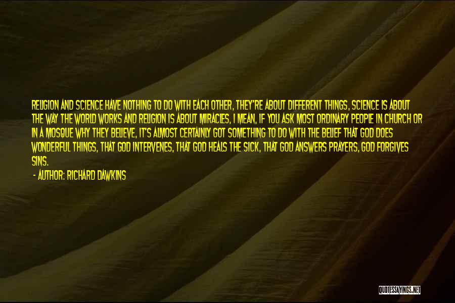 God Intervenes Quotes By Richard Dawkins