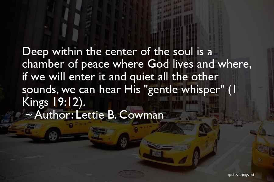 God Is 1 Quotes By Lettie B. Cowman