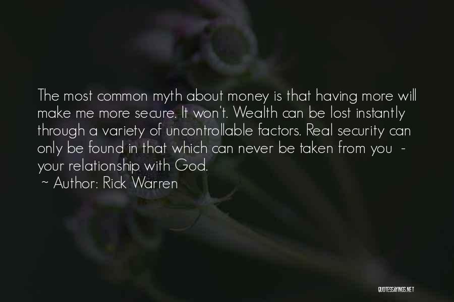 God Is A Myth Quotes By Rick Warren