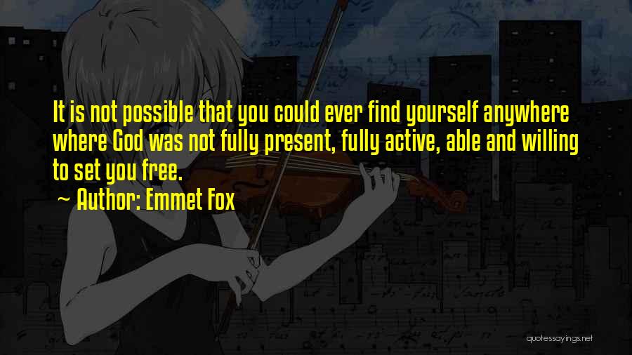 God Is Able Inspirational Quotes By Emmet Fox