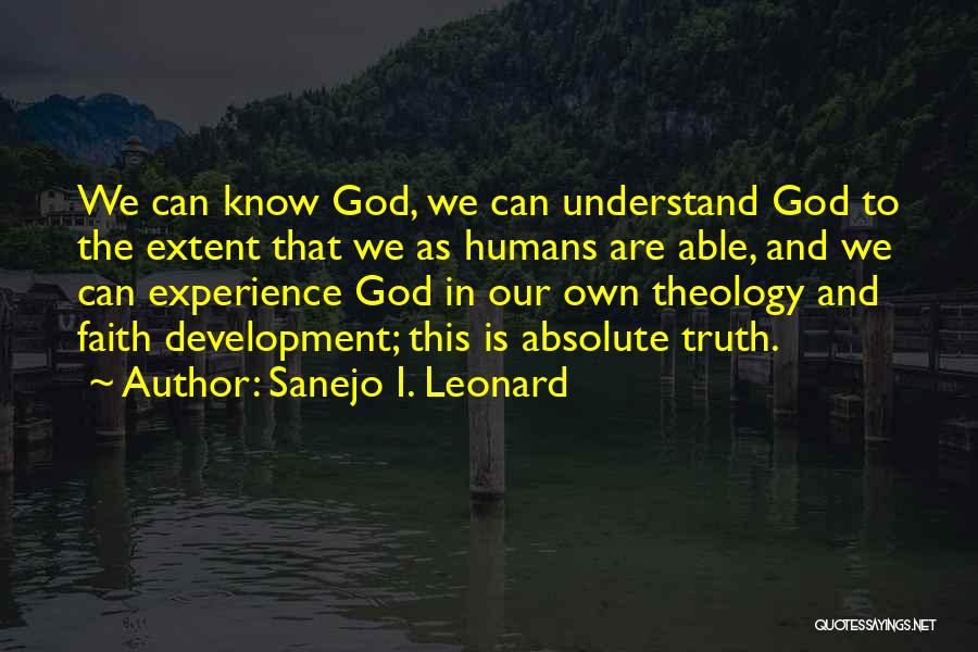 God Is Able Quotes By Sanejo I. Leonard