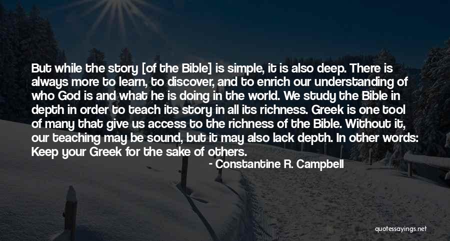 God Is Always There For Us Quotes By Constantine R. Campbell God Is Always There For Us Quotes By Constantine R. Campbell
