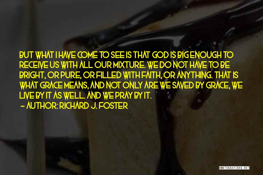 God Is Big Enough Quotes By Richard J. Foster