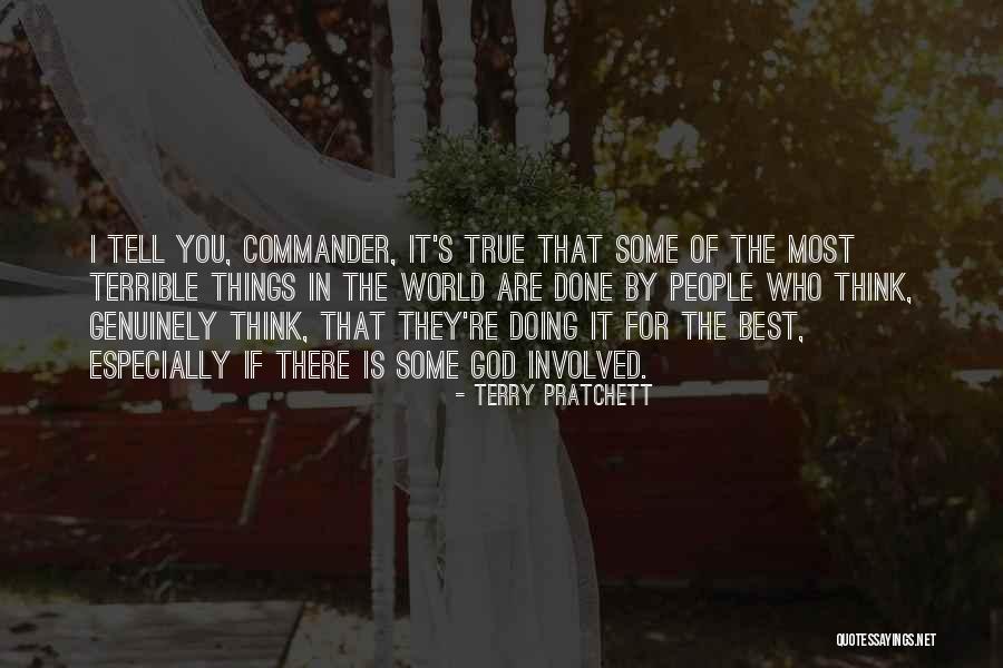 God Is Involved Quotes By Terry Pratchett God Is Involved Quotes By Terry Pratchett