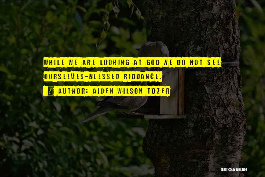 God Is Looking Out For You Quotes By Aiden Wilson Tozer