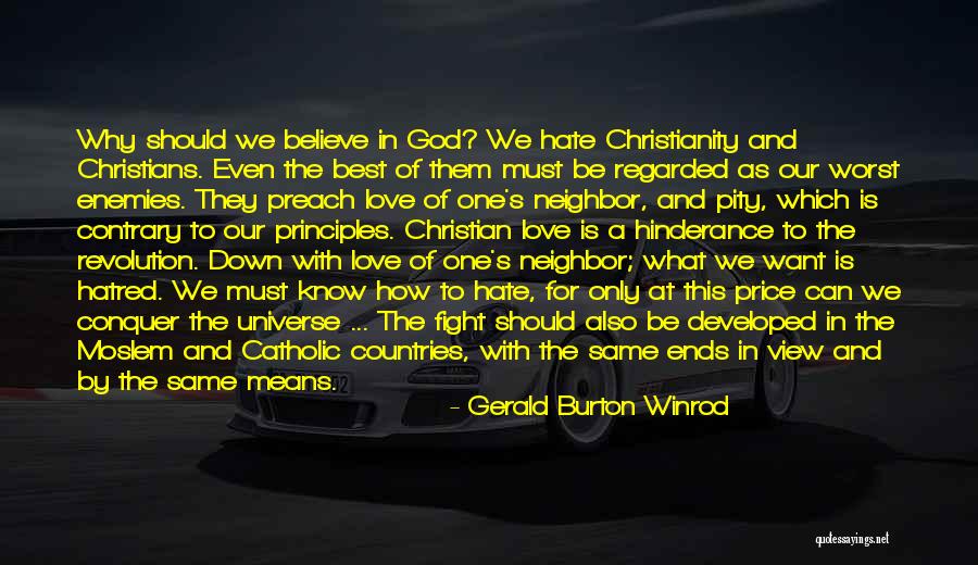 God Is Love Catholic Quotes By Gerald Burton Winrod