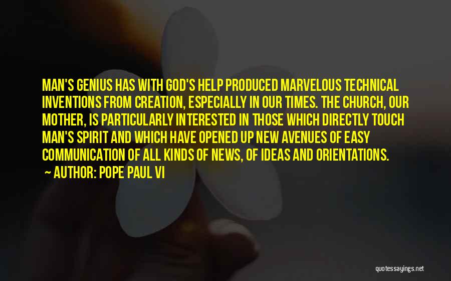 God Is Marvelous Quotes By Pope Paul VI