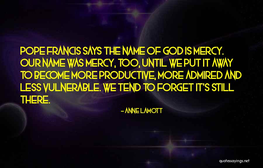 God Is Mercy Quotes By Anne Lamott