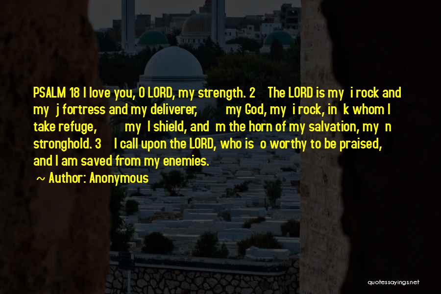 God Is My Refuge Quotes By Anonymous