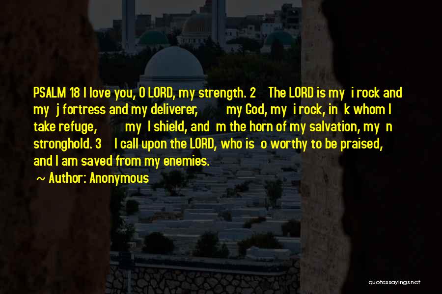 God Is My Shield Quotes By Anonymous