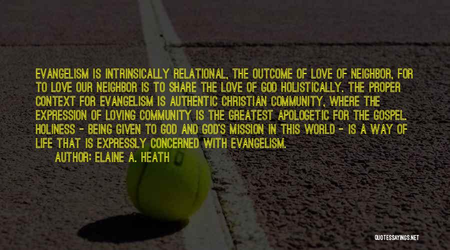 God Is Relational Quotes By Elaine A. Heath