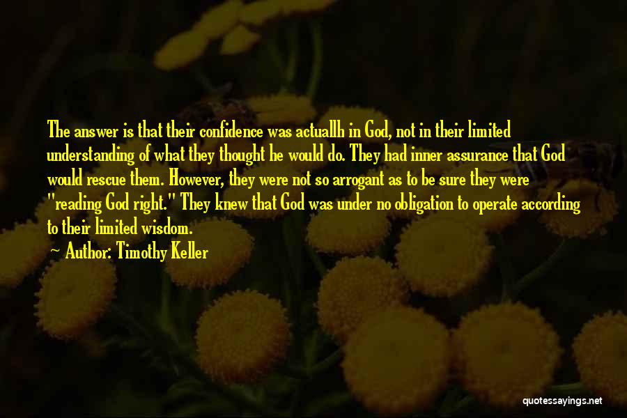 God Is The Answer Quotes By Timothy Keller