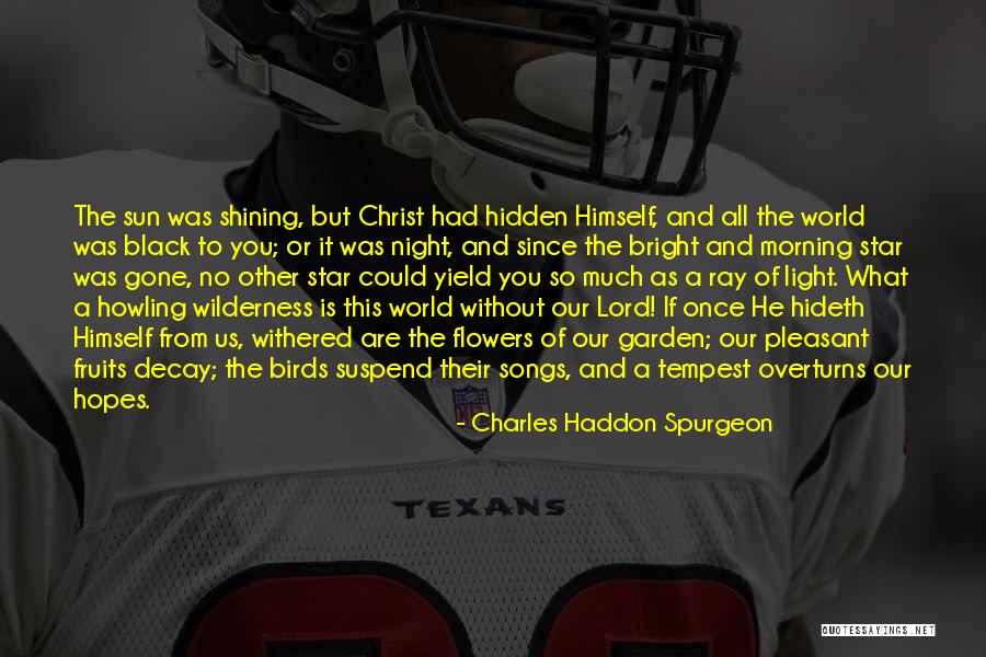 God Is The Light Of The World Quotes By Charles Haddon Spurgeon God Is The Light Of The World Quotes By Charles Haddon Spurgeon
