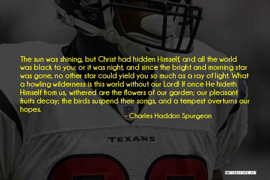 God Is The Light Of The World Quotes By Charles Haddon Spurgeon