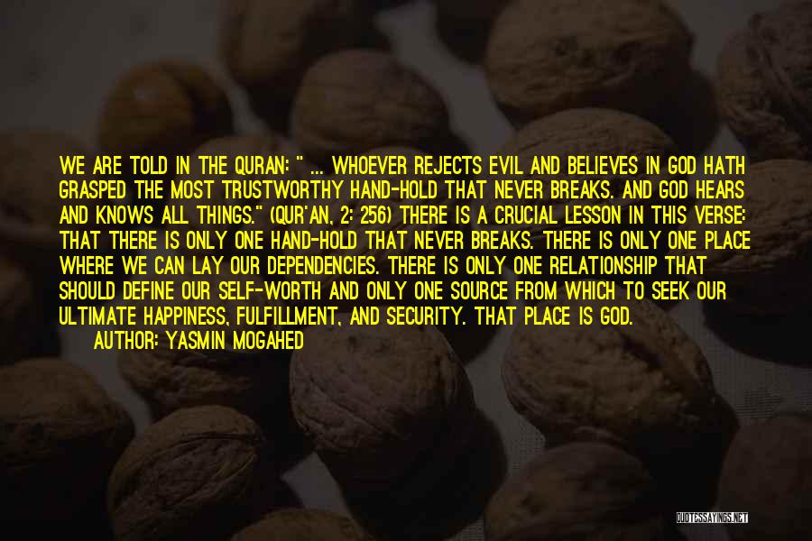 God Is Trustworthy Quotes By Yasmin Mogahed