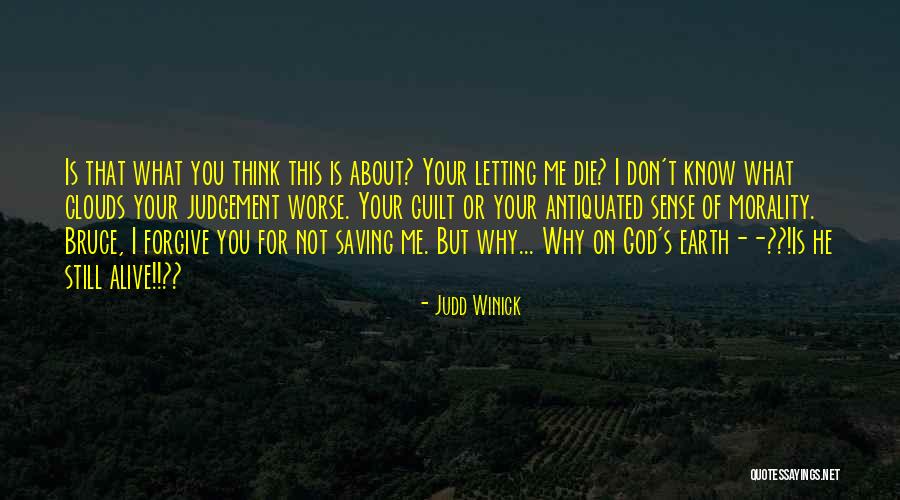 God Judgement Quotes By Judd Winick God Judgement Quotes By Judd Winick