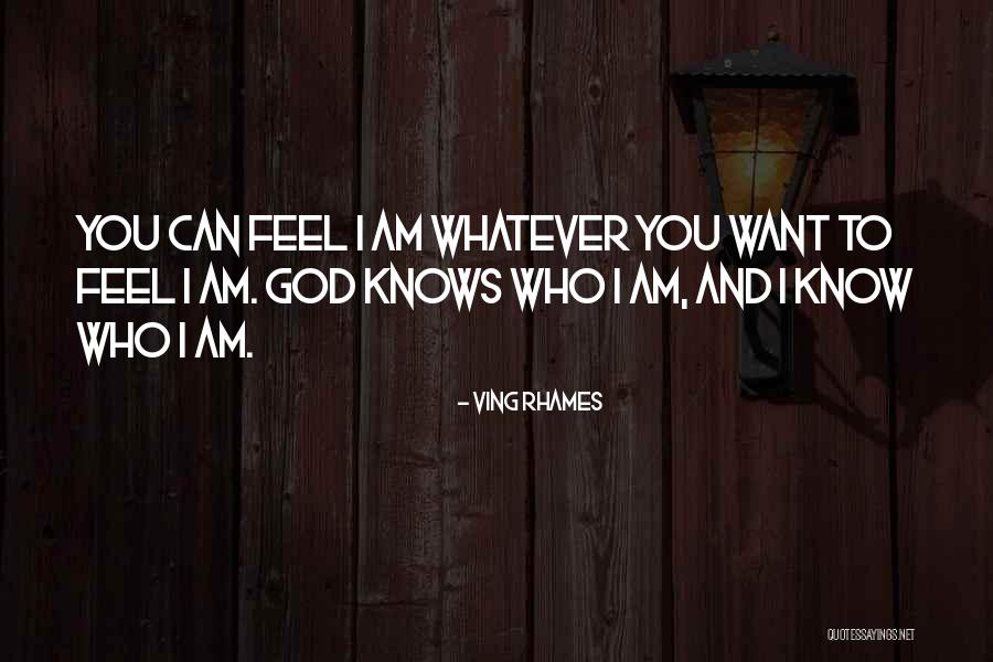 God Knows The Best For Us Quotes By Ving Rhames