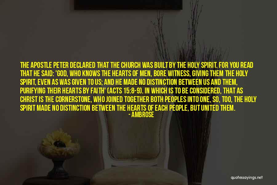 God Knows The Heart Quotes By Ambrose
