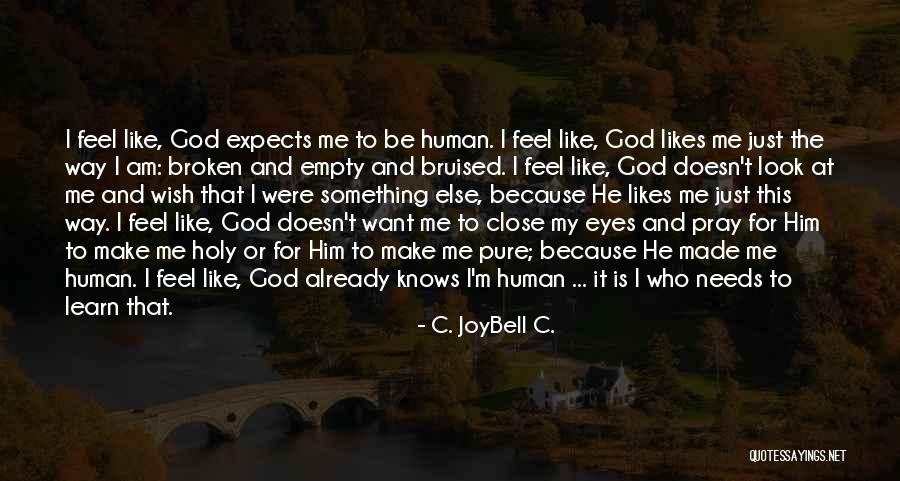 God Knows Your Needs Quotes By C. JoyBell C.