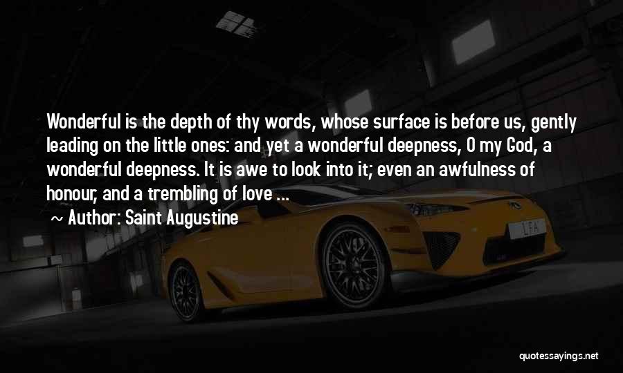 God Leading Quotes By Saint Augustine