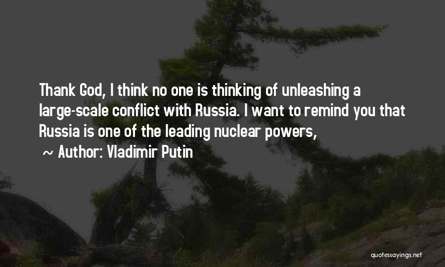 God Leading Quotes By Vladimir Putin