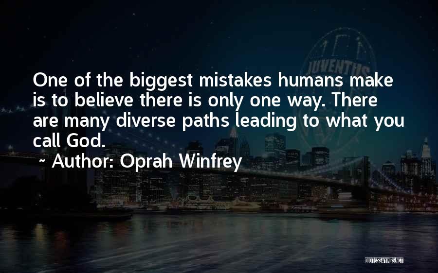 God Leading The Way Quotes By Oprah Winfrey