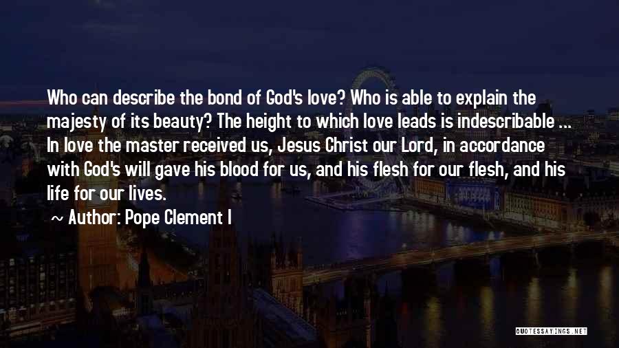 God Leads Us Quotes By Pope Clement I