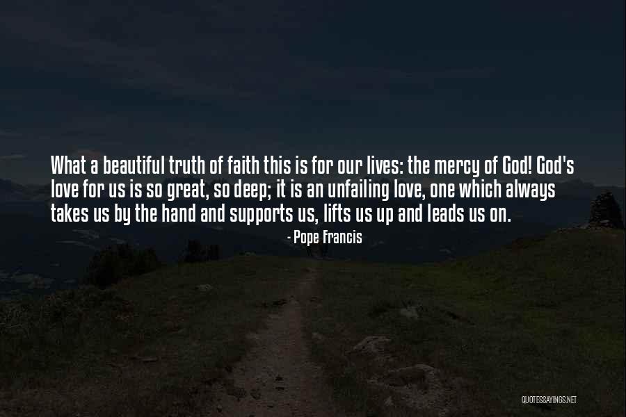 God Leads Us Quotes By Pope Francis